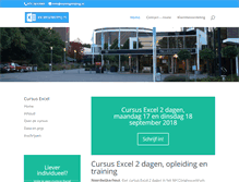 Tablet Screenshot of excelopleiding.nl